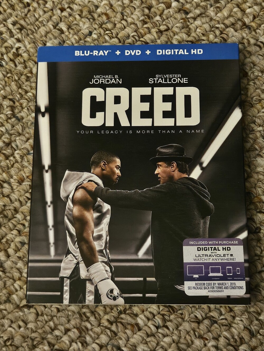 Creed Blu Ray DVD